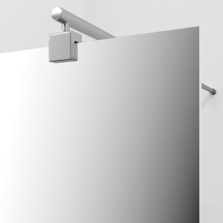 Душевая перегородка WasserKRAFT Rur 30W44-MR 100 см профиль хром стекло зеркальное