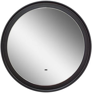 Зеркало с подсветкой Art&Max Napoli 60см серый матовый AM-Nap-600-DS-F