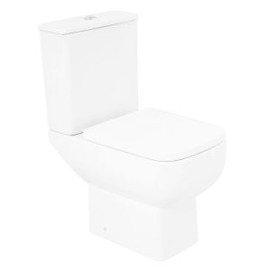 Чаша унитаза BelBagno Aurora BB8604CPR/SC безободковый белый (крышка в комплекте)