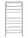 Полотенцесушитель водяной Domoterm Медея П10 500x1000 с полкой хром
