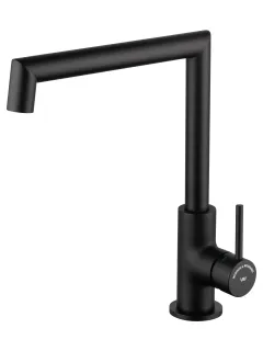 Смеситель для кухни Wonzon & Woghand WW-L1005-MB чёрный матовый
