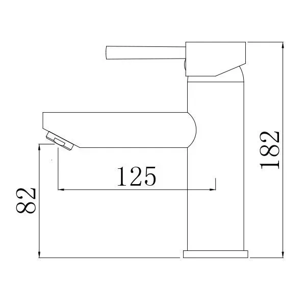 Смеситель для раковины Comforty FC018A-CKBT белый