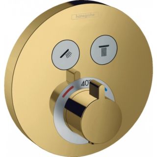 Смеситель для душа Hansgrohe ShowerSelect S 15743990 полированное золото Смеситель для душа Hansgrohe ShowerSelect S 15743990 полированное золото