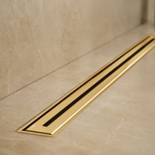 Душевой лоток WasserKRAFT Naab 86D90PG 90 см золото
