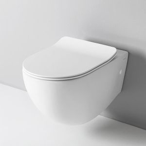 Унитаз подвесной ArtCeram File 2.0 FLV004 05 30 безободковый 36х52 см, белый матовый