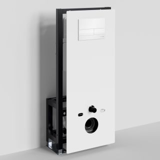 Система инсталляции для унитазов WasserKRAFT Glan 66TLT.010.ME.WH.WH04 с кнопкой смыва