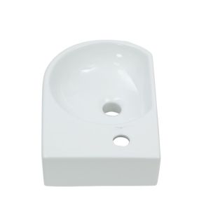 Подвесная раковина Melana 7954L-805 42см левая белый Подвесная раковина Melana 7954L-805 42см левая белый