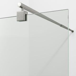 Душевая перегородка WasserKRAFT Rur 30W39BN 90 см профиль никель стекло прозрачное