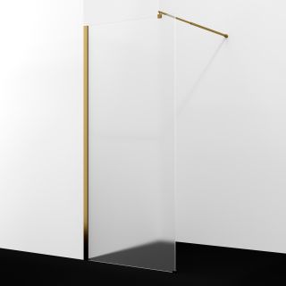 Душевая перегородка WasserKRAFT Rur 30W46BG-MG 110 см профиль золото стекло матовое