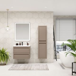 Шкаф подвесной Art&Max Platino 40x150см капучино матовый AM-Platino-1500-2A-SO-CM Шкаф подвесной Art&Max Platino 40x150см капучино матовый AM-Platino-1500-2A-SO-CM