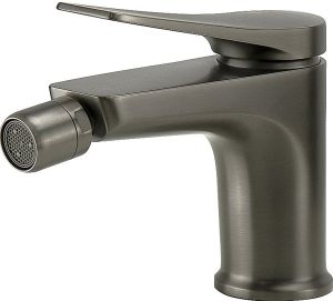 Смеситель для биде Lemark Bronx LM3708GM с донным клапаном графит