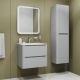 Подвесная тумба с раковиной IDDIS Edifice EDI60L0i95K 60см светло-серый