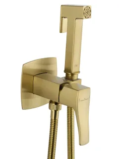Гигиенический душ со смесителем Wonzon & Woghand Flex WW-88829072-BG брашированное золото