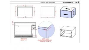 Подвесной шкафчик Cezares 50x30 Bianco Opaco Tavolone 41790