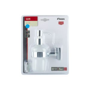 Дозатор жидкого мыла Fixsen Lux Chrome (FX-15012)