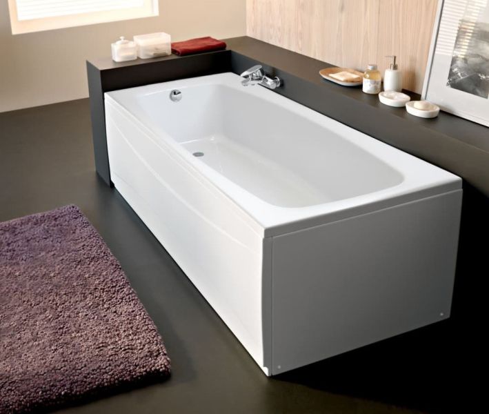 Экран торцевой Berges 75см белый 051006 Экран торцевой Berges 75см белый 051006