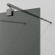 Душевая перегородка WasserKRAFT Vechte 60W44GR-TG 100 см профиль графит стекло тонированное