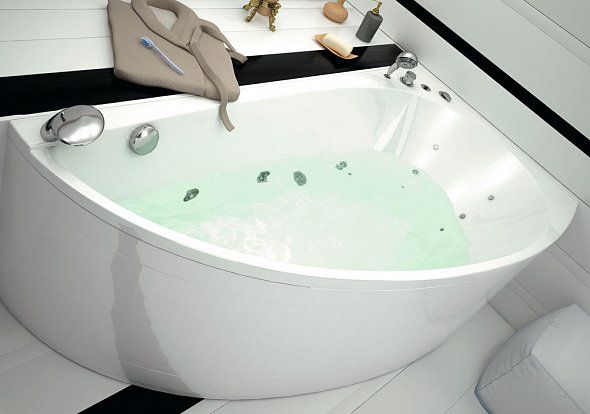 Акриловая ванна Aquanet Augusta 170x90 R