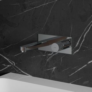 Встраиваемый смеситель для раковины Omnires Contour хром CT8015CR Встраиваемый смеситель для раковины Omnires Contour хром CT8015CR