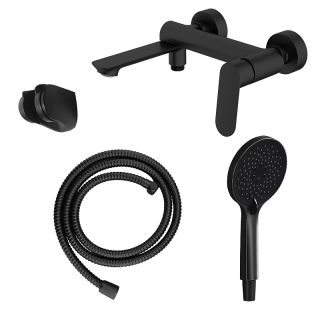 Смеситель для ванны Azario Alanti AZ-K3032B чёрный матовый