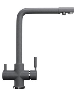 Смеситель для кухни Ulgran Classic U-016-342 с дополнительным краном для питьевой воды графит Смеситель для кухни Ulgran Classic U-016-342 с дополнительным краном для питьевой воды графит