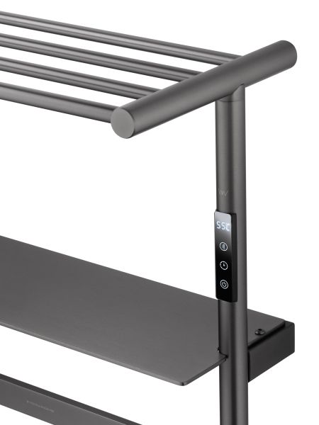 Полотенцесушитель электрический Wonzon & Woghand D?sseldorf WW-A208-GM 47x86 см тёмный графит