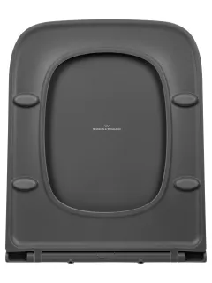 Сиденье для унитаза Wonzon & Woghand WW-S2216-MG серый матовый