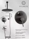 Душевой комплект Filarete Roun FL1022BG графит
