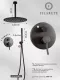 Душевой комплект Filarete Roun FL1024BG графит