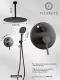 Душевой комплект Filarete Roun FL1029BG графит