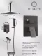 Душевой комплект Filarete Fing FL1042BG графит
