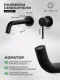 Смеситель для раковины Filarete Roun FL4020BL чёрный матовый