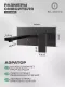 Смеситель для раковины Filarete Fing FL4040BG графит