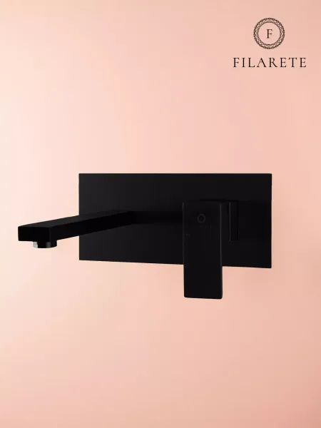 Смеситель для раковины Filarete Fing FL4040BL чёрный матовый
