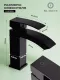 Смеситель для раковины Filarete Waterfall FL5010BL чёрный матовый
