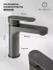 Смеситель для раковины Filarete Retta FL5030BG графит