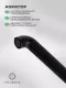 Смеситель для раковины Filarete Roun FL6020BL чёрный матовый