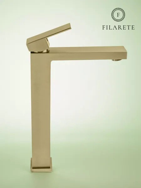 Смеситель для раковины Filarete Fing FL6040MG золото матовое