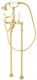 Напольный смеситель для ванны, золото Cezares FIRST-VDP-03/24-Bi
