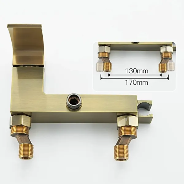 Гигиенический душ со смесителем Gappo G2007-4 бронза
