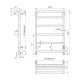 Полотенцесушитель электрический Indigo Forte LEFPF80-50PBRRt с полкой 80x50 см чёрный муар