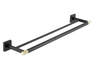 Полотенцедержатель Rose RG3027H 59см золото/чёрный Полотенцедержатель Rose RG3027H 59см золото/чёрный