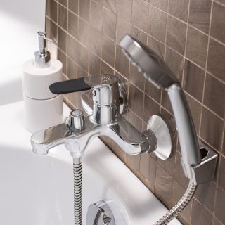 Смеситель для ванны с душем РМС SL123BL-009E хром Смеситель для ванны с душем РМС SL123BL-009E хром