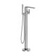 Напольный смеситель для ванны Ravak Flat FL X070440 хром