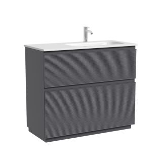 Тумба напольная под раковину Sancos Folk Floor FL100FRGS правая 100 см Grey soft