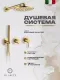 Душевой комплект Filarete Roun FL1030MG золото матовое