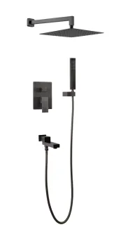 Душевой комплект Filarete Fing FL1040BG графит
