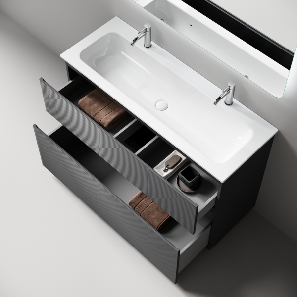 Тумба напольная под раковину Sancos Folk Floor FL120FGS 120 см Grey soft