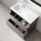 Тумба напольная под раковину Sancos Folk Floor FL120FLES левая 120 см Ergraut soft