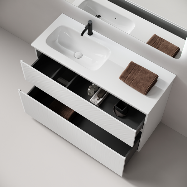 Тумба напольная под раковину Sancos Folk Floor FL120FLW левая 120 см Bianco